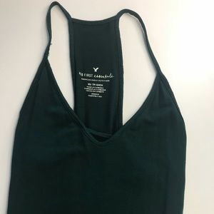 American Eagle green bodysuit
